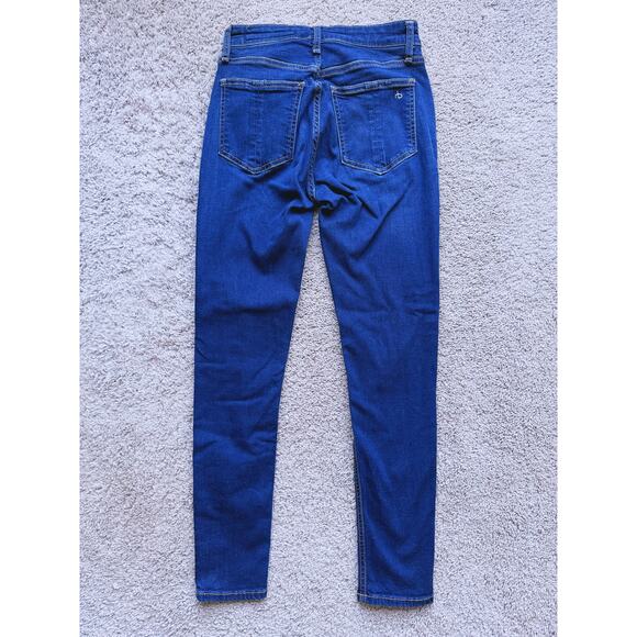 Rag & Bone Epic Nina High Rise Skinny Jeans Ashland Dark Wash 23 Classic Clean - Picture 3 of 7
